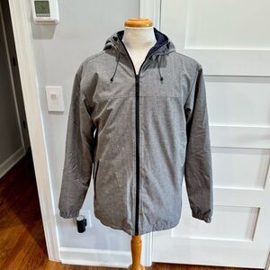 Vissla North Seas 10K Reversible Coat. Men’s Large. Gray/Blue.